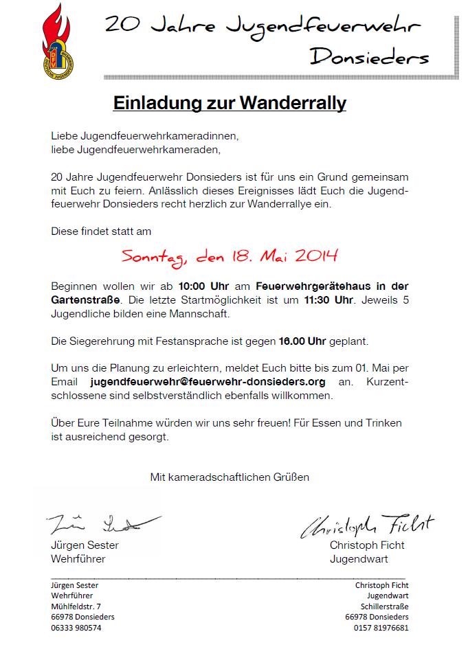 wanderrally