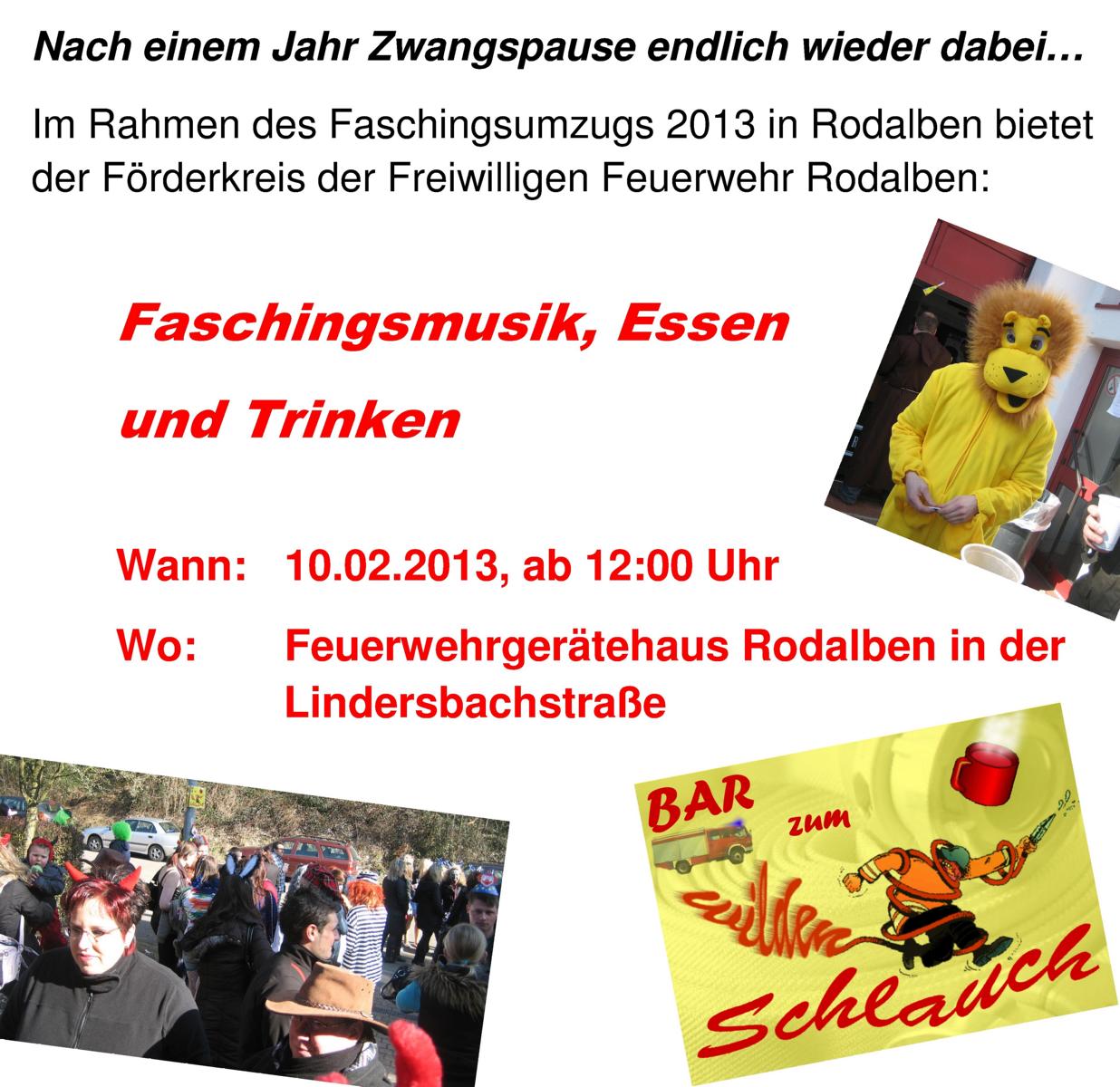 K1600 Ankündigung Faschingsverkauf