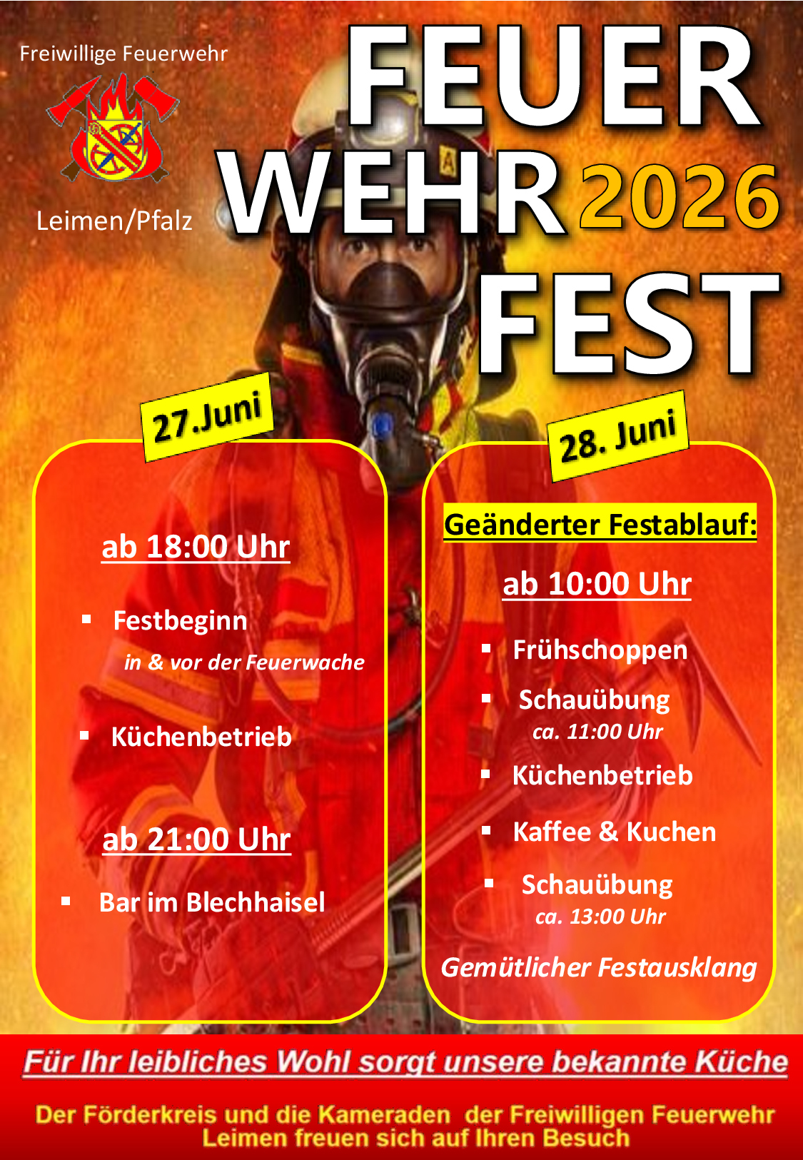 Feuerwehrfest der Freiwilligen Feuerwehr Leimen