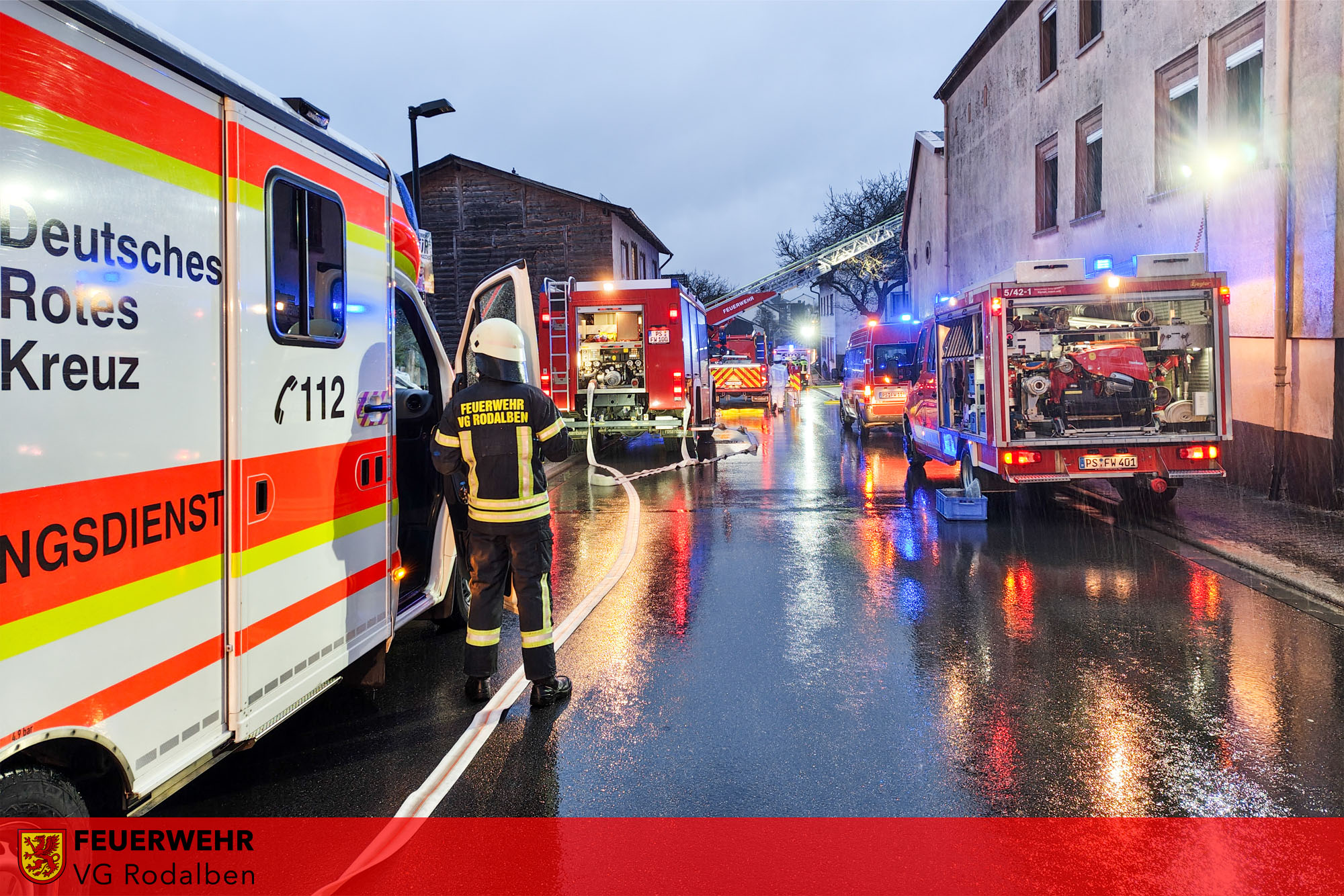 Kaminbrand sorgt für Feuerwehreinsatz in Donsieders