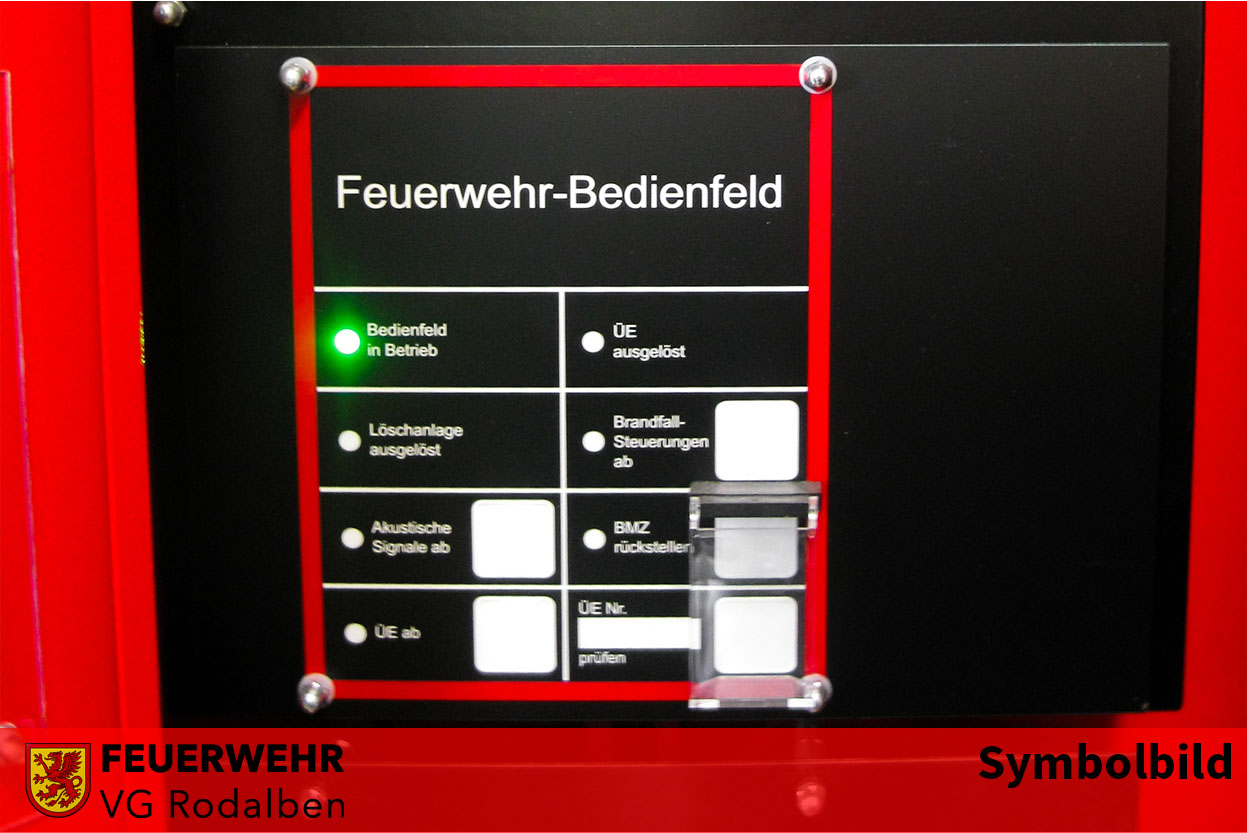 Ausgelöste Brandmeldeanlage