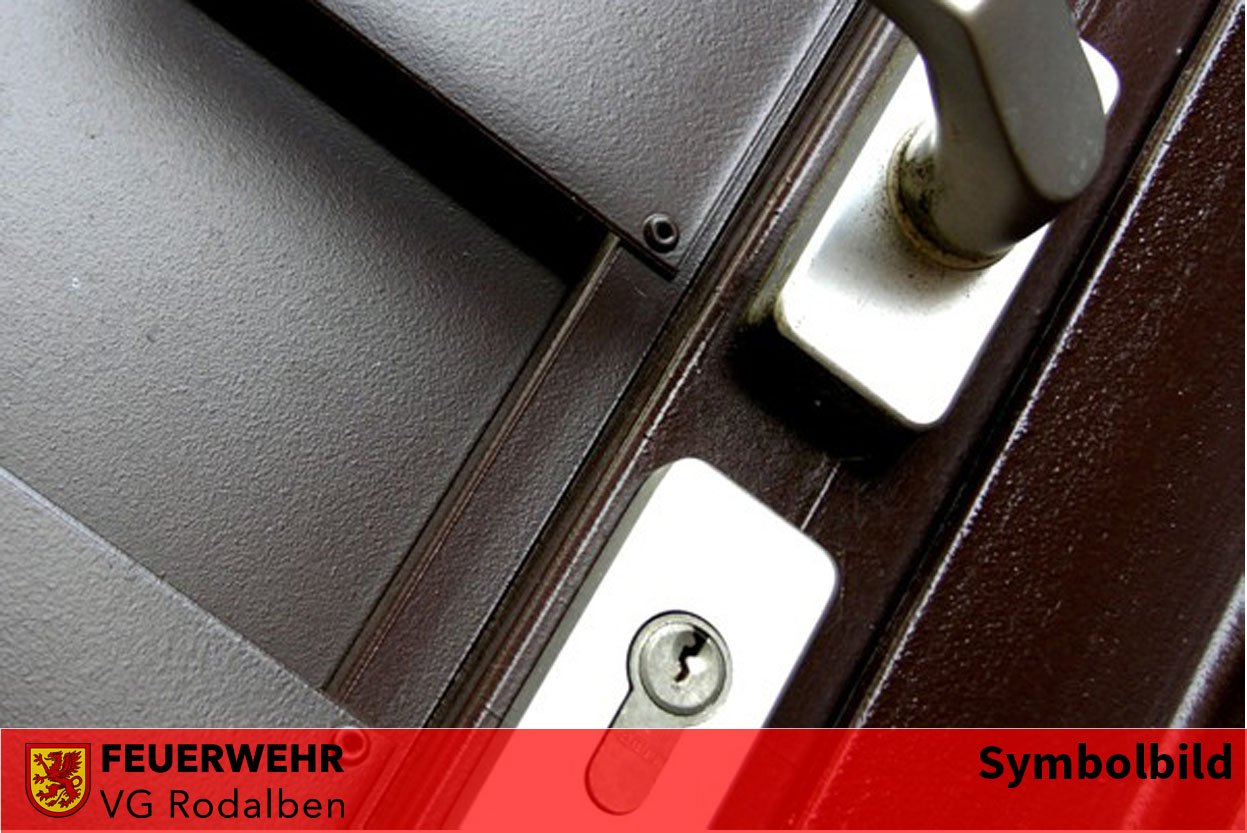 Notfalltüröffnung - Eingreifen nicht erforderlich