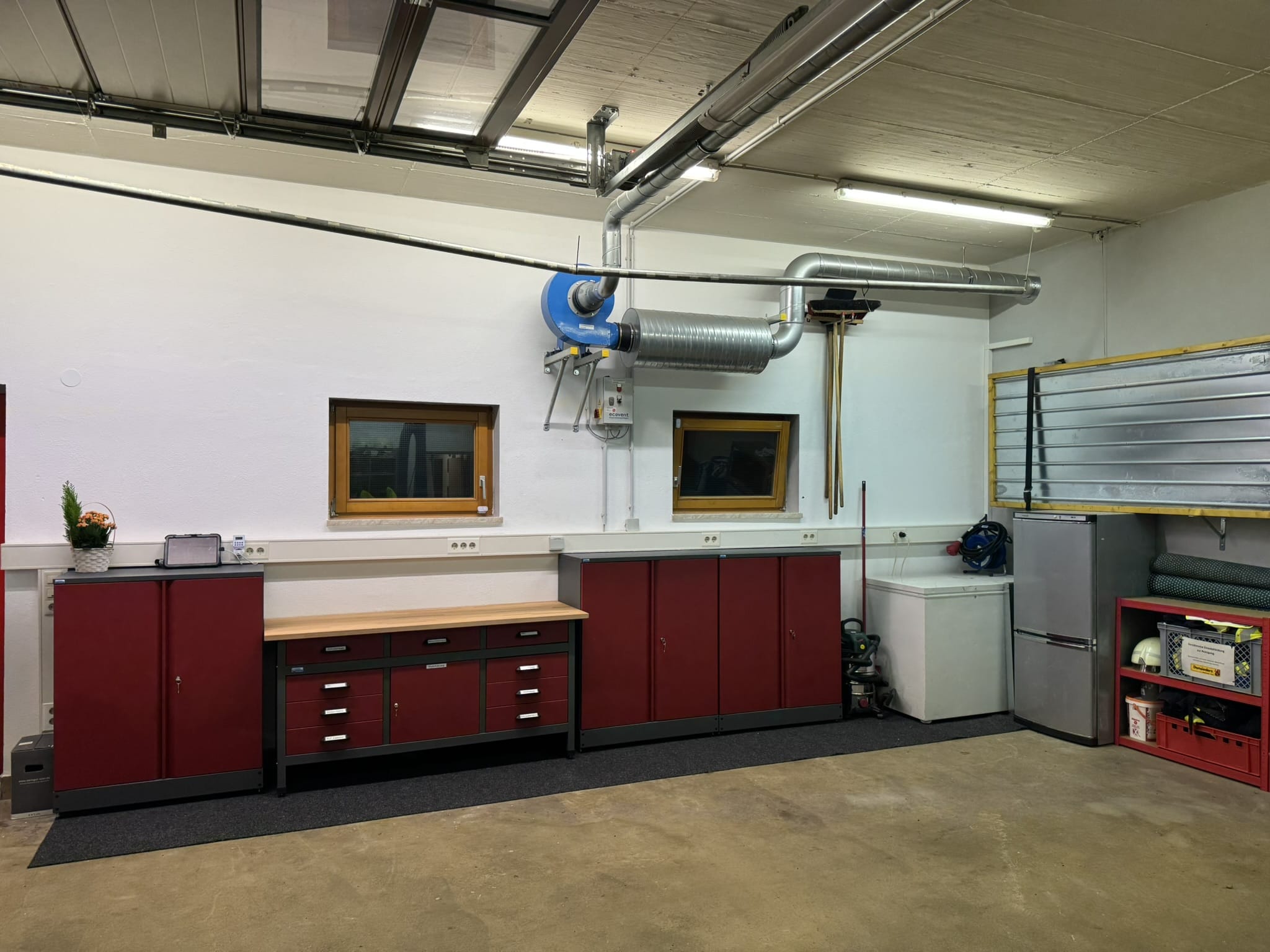 Modernisierungsmaßnahme Fahrzeughalle