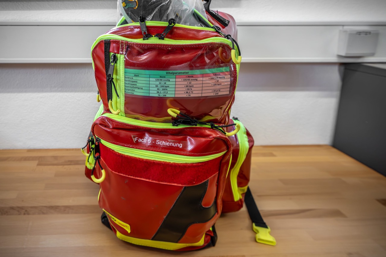 Neuer Notfallrucksack für den Einsatzdienst