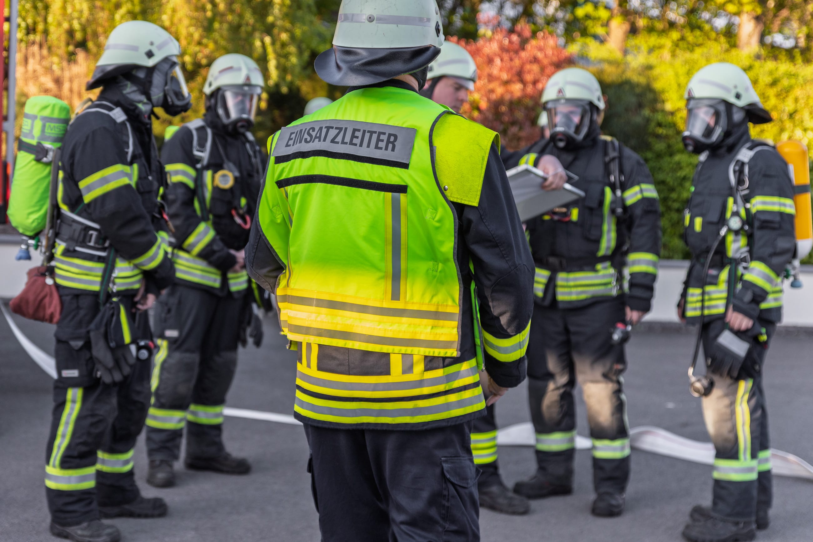 Geimensame Großübung in einer Betreungseinrichtung in Rodalben