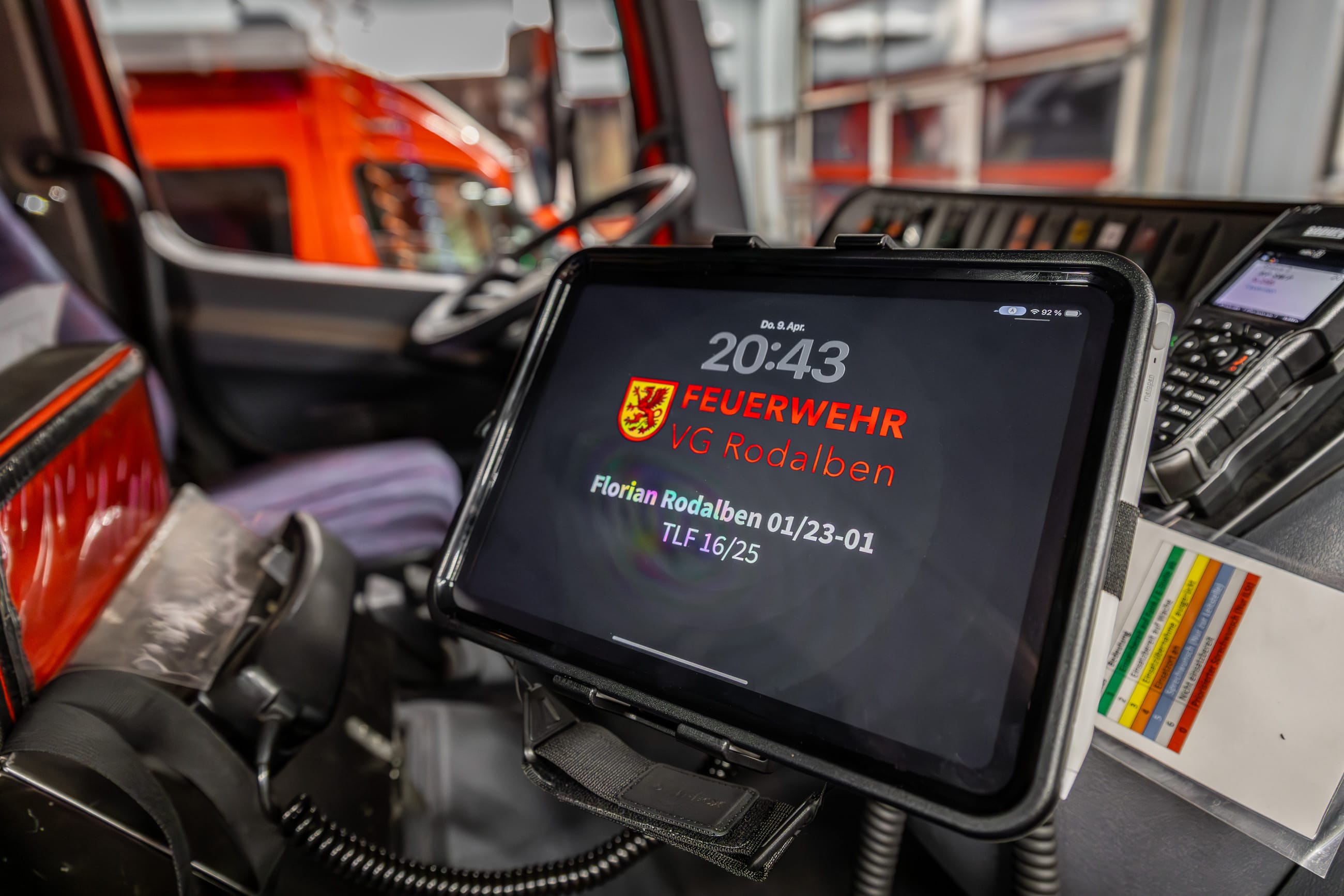 Zwei neue Einsatztablets für die Feuerwehr Rodalben