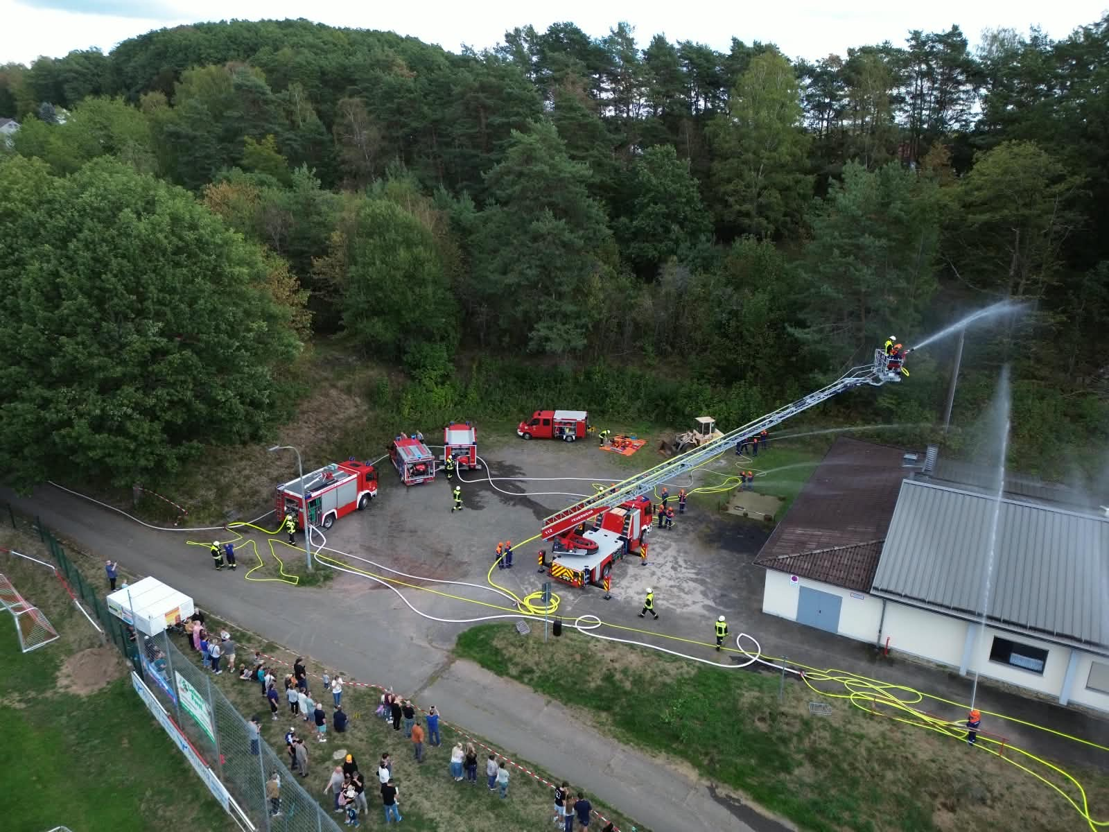 Brandschutzerziehung Grundschule Merzalben Durchtrennte Gasleitung